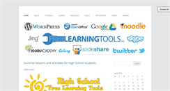 Desktop Screenshot of freelearningtools.org